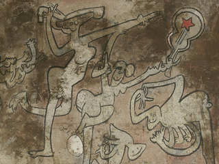 Detalle. El ojo del alma es una estrella roja.