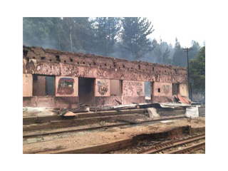 Estación Maquehua del ramal Talca-Costitución