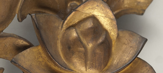 Anónimo. Buda Dainichi Nyorai (detalle). Japón, sin fecha. Colección Museo de Artes Decorativas.