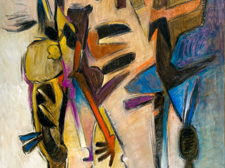 Detalle obra de Oswaldo Vigas