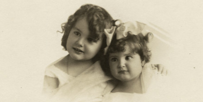 Retrato, hermanos Enrique y María Teresa Lyon Valdés