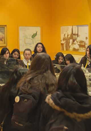 Visita guiada por las salas de exposición