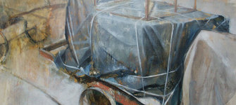 detalle obra en exposición