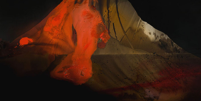 Ángela Leible, detalle Volcán Lascar