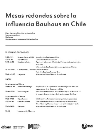 Programa Mesas redondas