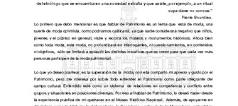 Museo e historia: los usos sociales del patrimonio