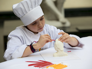 Taller escultura de chocolate