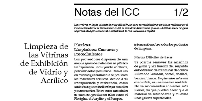 Limpieza de las Vitrinas de Exhibición de Vidrio y Acrílico
