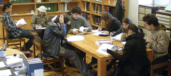 Sala de lectura, Biblioteca Guillermo Joiko. Archivo CNCR