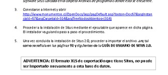 Instructivo de actualización de Situs