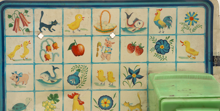 Cocina con hornilla plástica