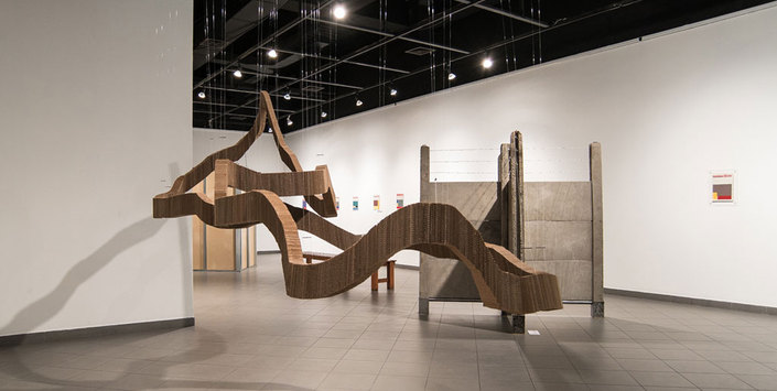 Eposición en sala MNBA Plaza Vespucio