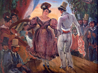 Juan Mauricio Rugendas, "La Cueca", 1843