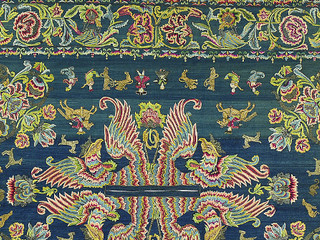 Poncho (detalle). Ámbito virreinal andino, s. XVIII. N° registro SUR 3-32686