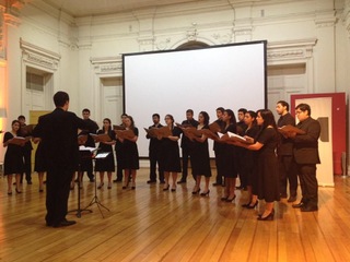 Conciertos corales en el salón José Miguel Blanco MNBA