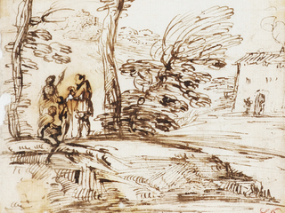 Detalle de dibujo Codice Bonola. Colección MNBA