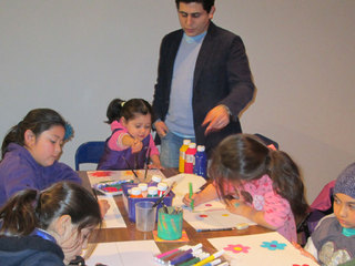 taller en MNBA Plaza Vespucio