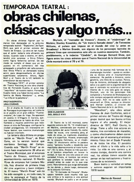 Obras chilenas clásicas y algo más ...