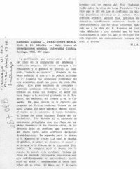 Creaciones humanas. 2. El drama