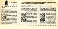 Reseña libros y autores.  [artículo].
