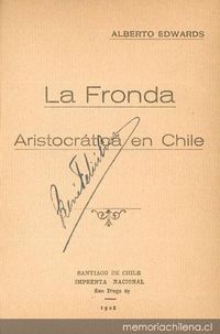 La Fronda Aristocr�tica en Chile