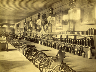 Museo Militar, secci�n proyectiles. Santiago, 1896.