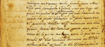 Autos por abandono de hogar de su hija Ignacia o causa contra don Francisco Brise�o por rapto, impuesta por el alf�rez Eusebio Rom�n el padre, a�o 1758. Colecci�n: Archivo Nacional. Ubicaci�n: ANRA, volumen 2418, pieza 4. 36 pp.