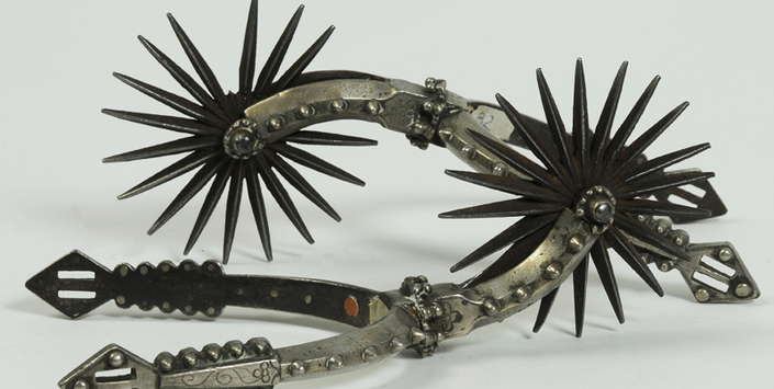 An�nimo. Espuela de plata. Siglo XIX. N� registro 3-38269