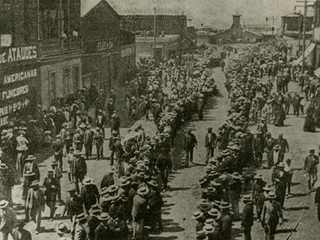 Radicalizaci�n del movimiento obrero en las oficinas salitreras