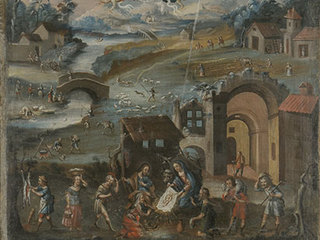 Nacimiento del Ni�o Dios y 25 cuartillas consonantes