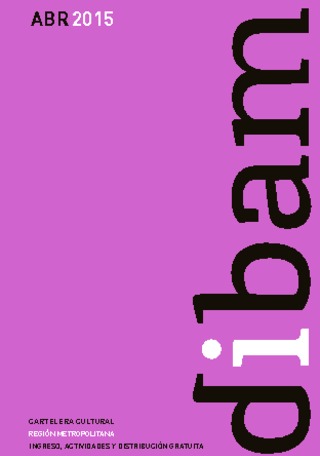 Cartelera Dibam de Abril (Metropolitana)