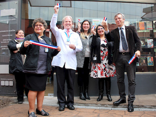 Corte de cinta de BiblioHospital