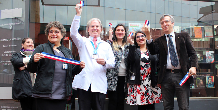 Corte de cinta de BiblioHospital