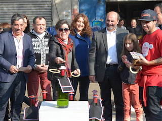 Autoridades comparten con vecinos en el D�a del Patrimonio.