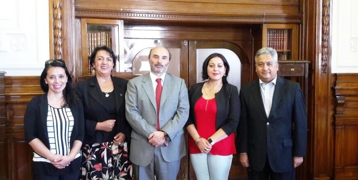 Autoridades Dibam y Seremi Bienes Nacionales La Araucan�a