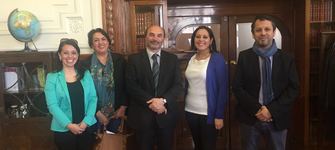 Autoridades de la Dibam y de Bienes Nacionales