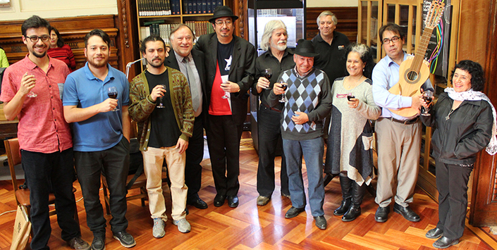 Payadores en la Biblioteca Nacional