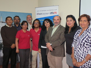 Funcionarios Dibam y del Consejo de Monumentos Nacionales