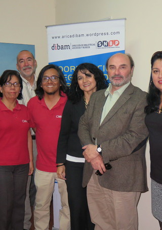 Funcionarios Dibam y del Consejo de Monumentos Nacionales