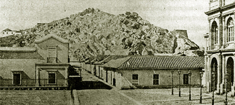 Cerro Santa Luc�a. D. el actual Teatro Municipal.