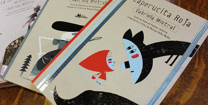 Tres de los libros premiados.