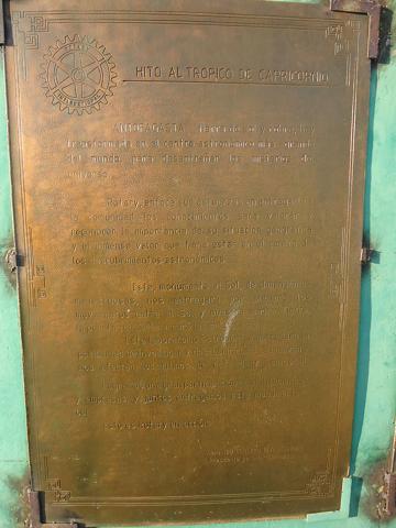 Imagen del monumento Hito De Capricornio