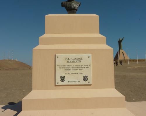 Imagen del monumento TCL. Juan José San Martín