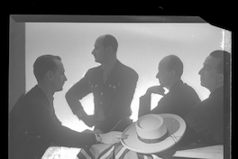 [Los Cuatro Huasos: Carlos Morgan , Hernán Velasco, Jorge Montaldo, Aníbal Ortúzar]