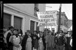 Chile Sul [Sur] Temuco Allende con mapuches