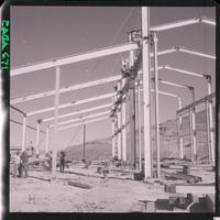 [Construcción de la maestranza del mineral de hierro "El Algarrobo"]