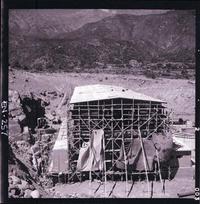 [Obras de construcción de la casa de máquinas de la Central]