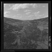 [Panorámica de las obras de construcción de la Central Hidroeléctrica Rapel]