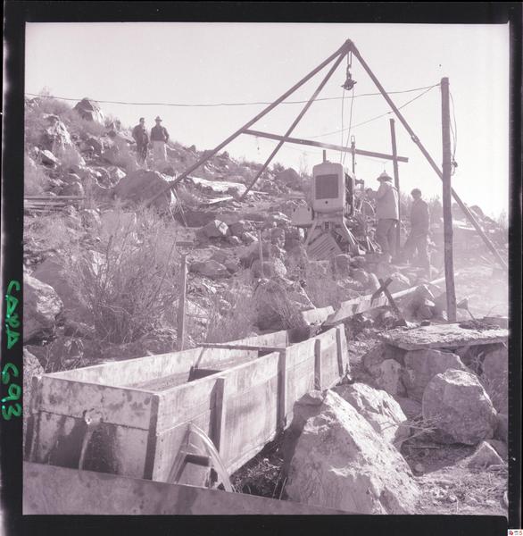 [Prospección minera en el mineral de hierro "El Algarrobo"]