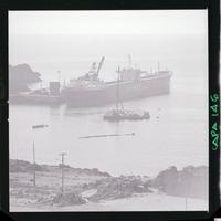 [Vista del puerto de embarque para los minerales del yacimiento "El Algarrobo"]